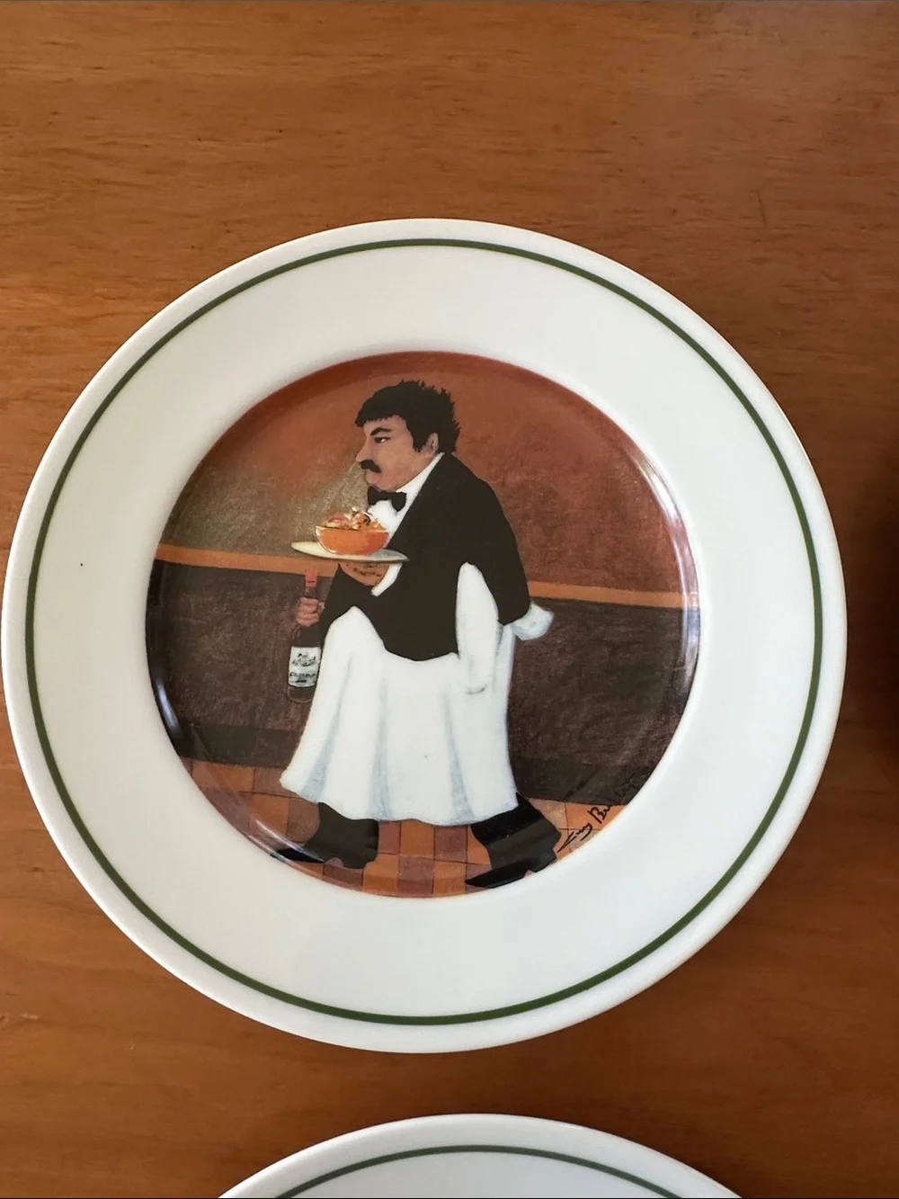 6 Vintage Williams Sonoma Guy Buffet Sommelier Series 7.75” Salad Plates